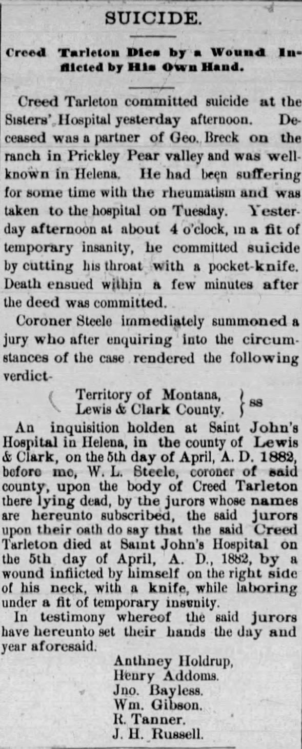 Clipping from The Independent-Record
